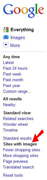 Google Search Options
