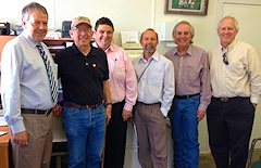 RRC Members touring Uplands Cheese
